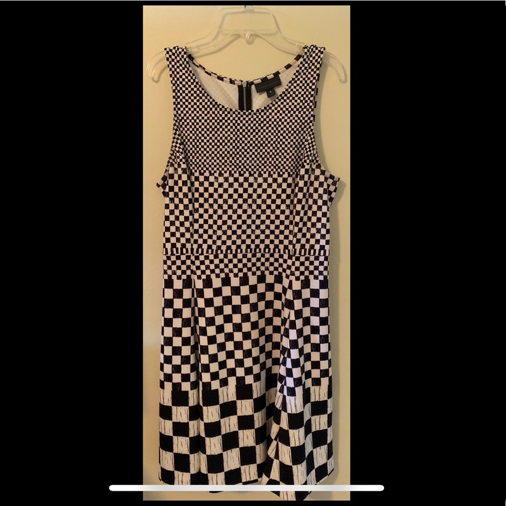 Worthington Black & White Checkered Dress 💕